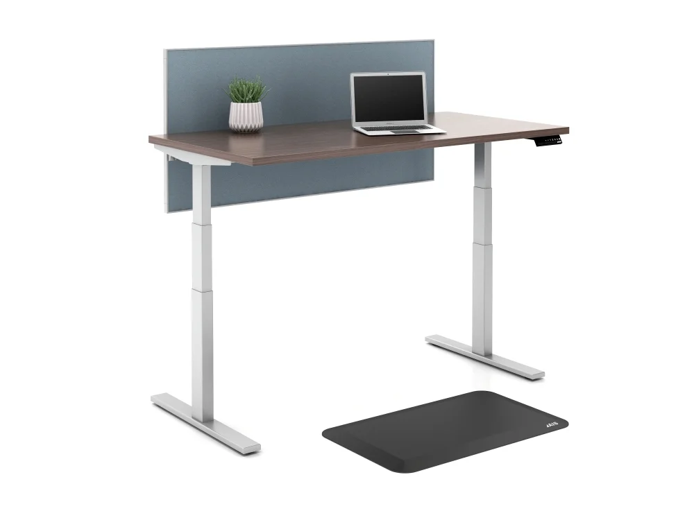 AIS Height Adjustable Table with AIS anti fatigue mat
