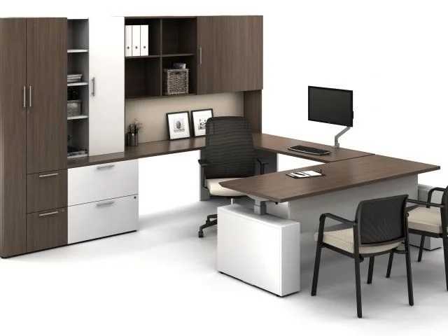 AIS Calibrate Series Casegoods Private Office Desk