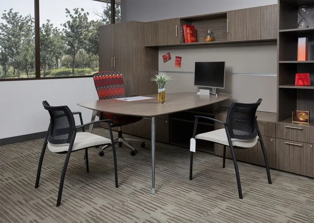 AIS Corporate Showroom Calibrate Series Casegoods Private Office Desk