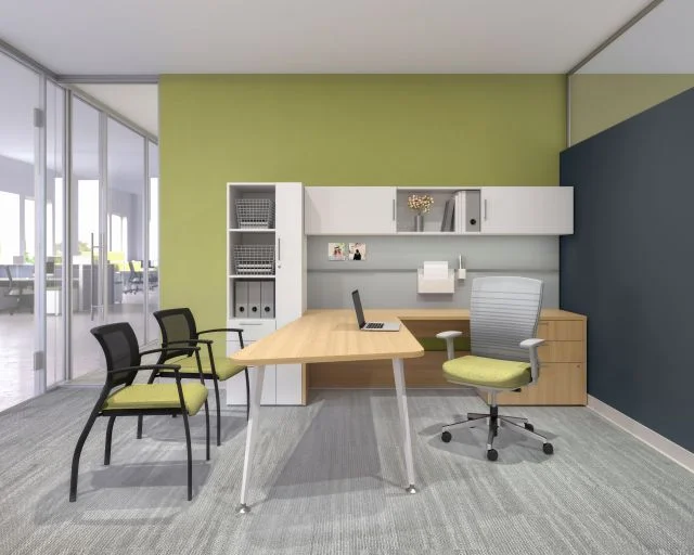 AIS Calibrate Private Casegoods Office Desk