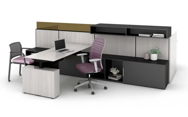 AIS Matrix Spine Open Plan Panel System with Storage