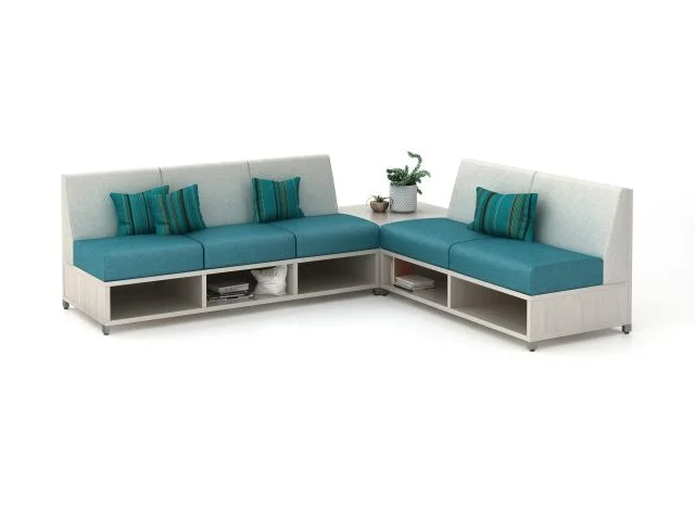 AIS LB Lounge Low Back Seating with back corner table