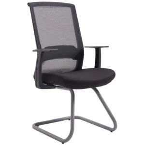 OFD EM5253-BLK Sled Base Guest Chair
