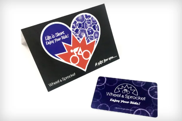 $400 minimum to be entered to win one of two $250 Wheel & Sprocket gift cards