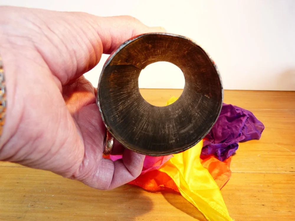 Small Ghost Tube with Silks — product photograph