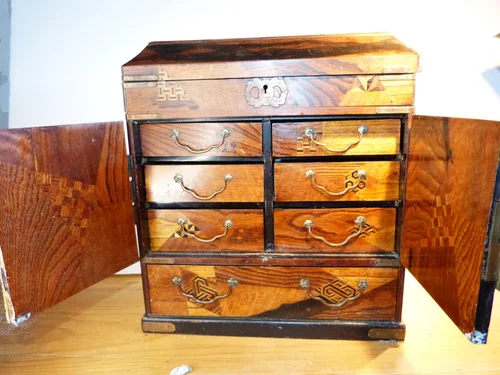 Stunning Marquetry Cabinet — product photograph