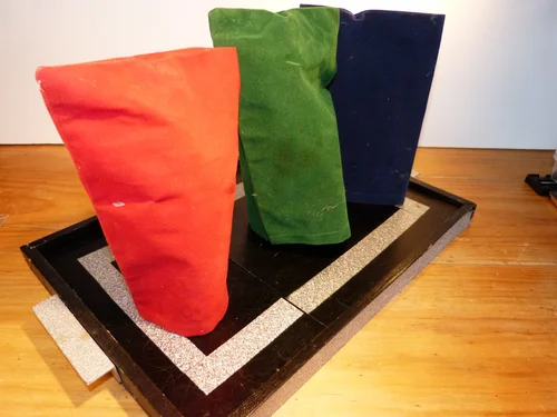 Collapsing Tray with Glasses — product photograph