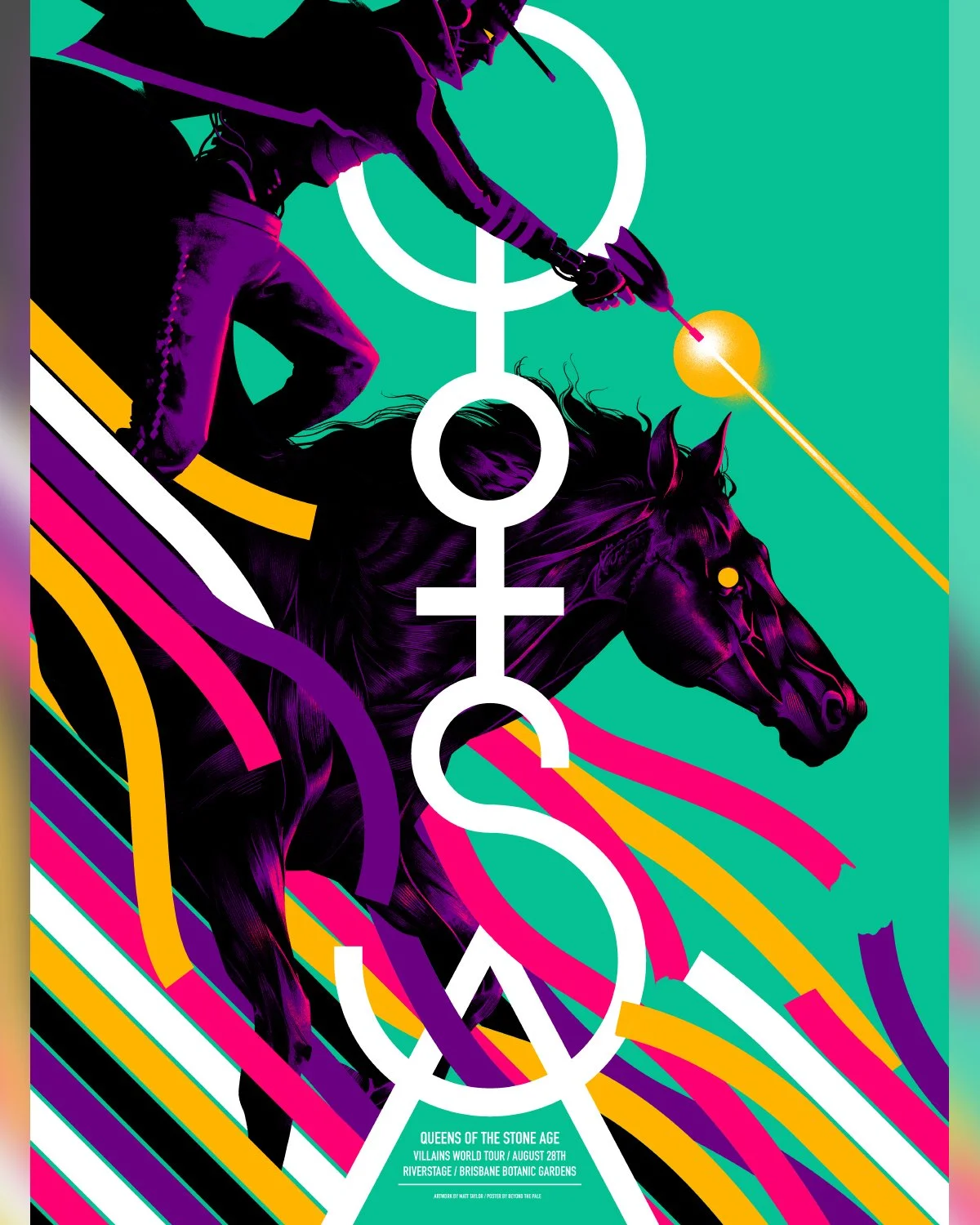 August QOTSA Tour Poster Matt Taylor →