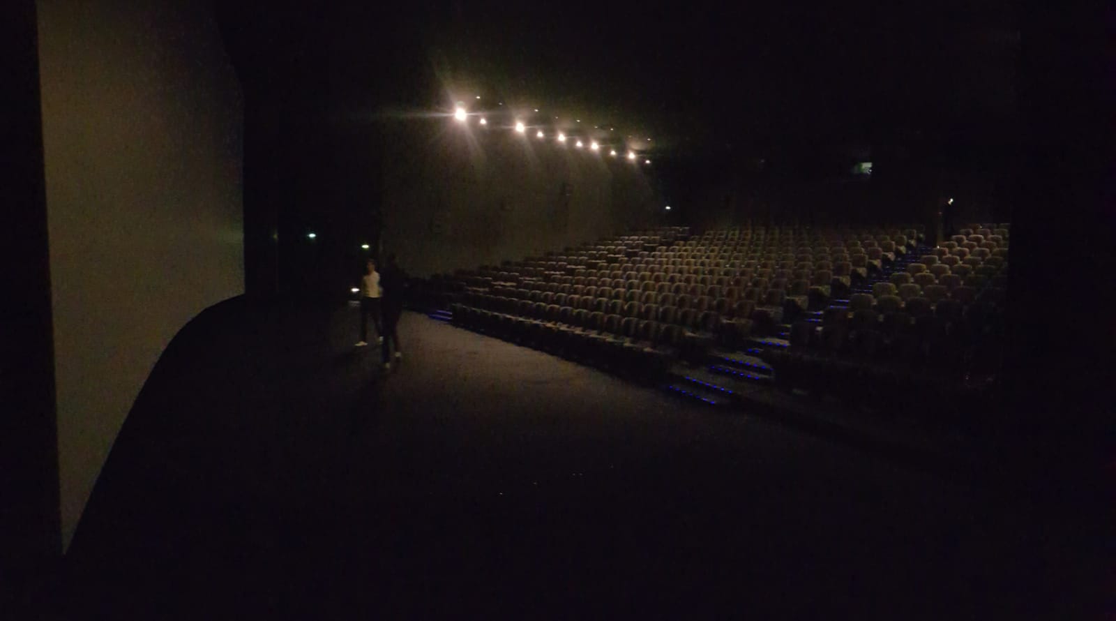 Avant l’entrée des spectateurs