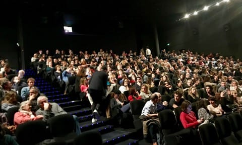 Quelques minutes avant la projection