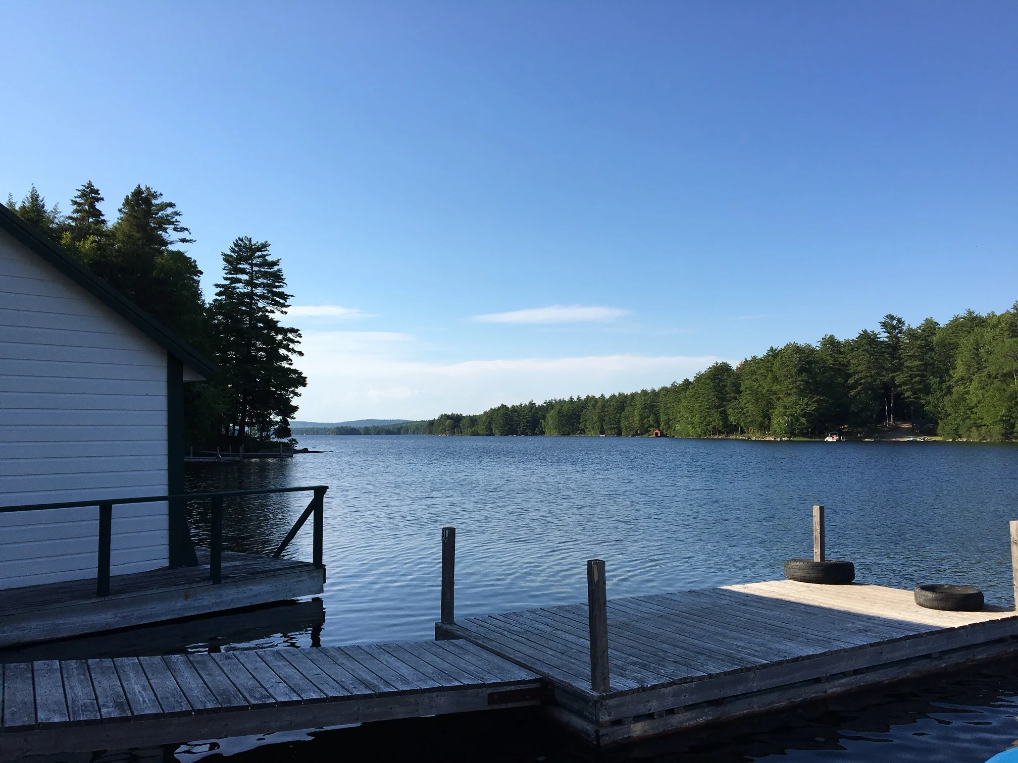 Grand Lake Stream, Maine. Home to the Farm Cove Community Forest, one of the most established forest carbon projects in the US. (Lauren Gifford photo)
