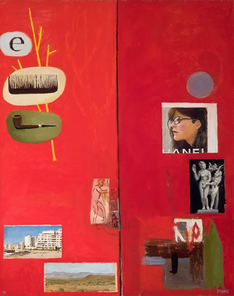 Comb and Pipe, oil on canvas, 1170mm x 940mm , 2011