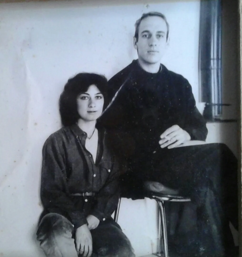 Simon and Giovanna in Perugia (Italy) in 1979.