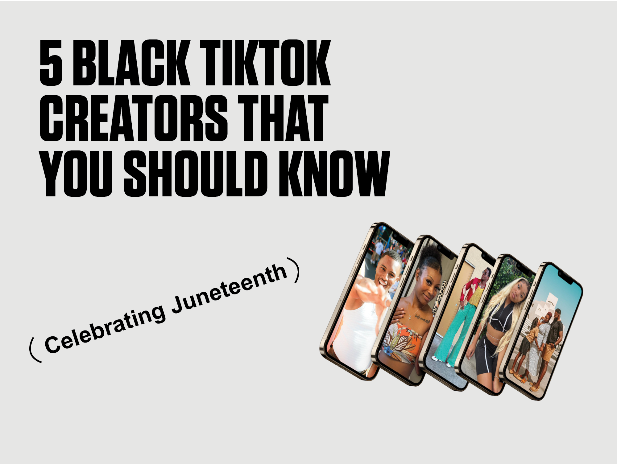 5 Black TikTok Creators That You Should Know