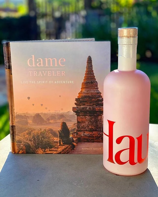 Few ways to brighten your day..coming home to new @dametraveler coffee table book and new Rose Rosé @drinkhaus🔥 Can&rsquo;t wait to day dream and indulge in them both!