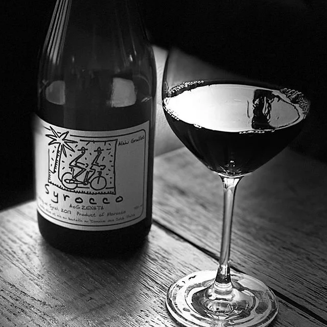 Syrah..one of my favorite grapes to farm &amp; drink. The most versatile grape there is..hands down, and this is no exception. Tasting worldly tonight..straight from Morocco 💥