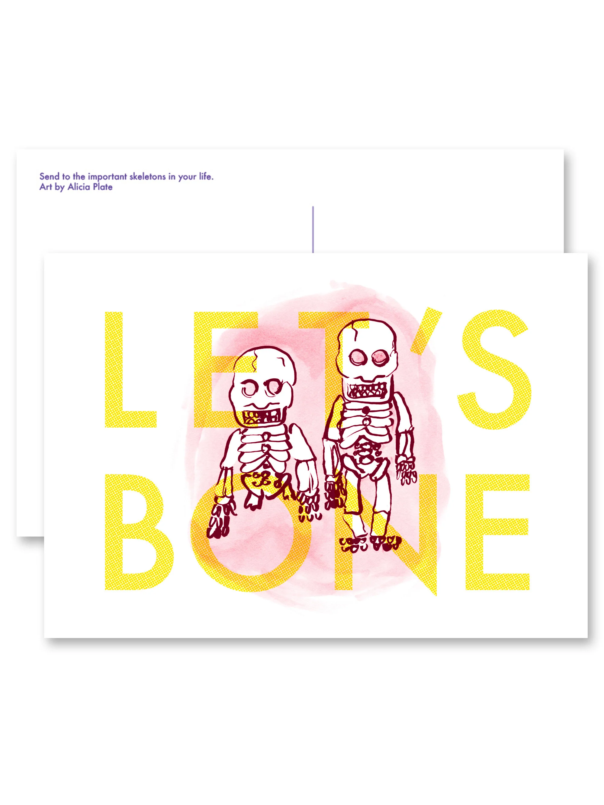 Let's Bone Postcard