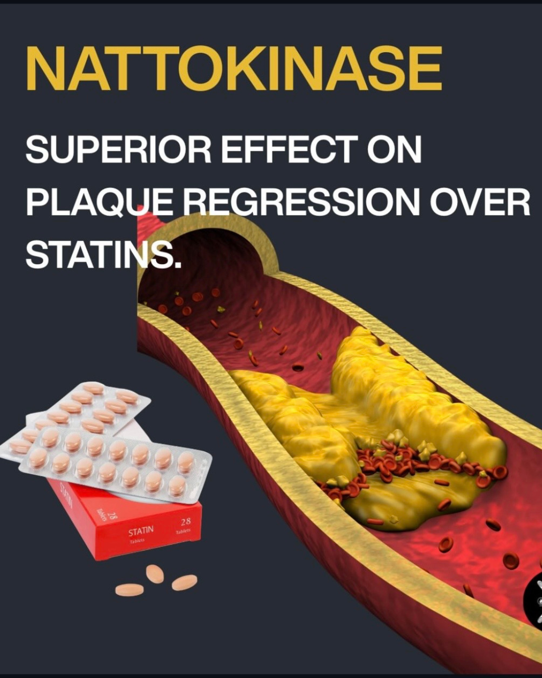 Nattokinase > Statins