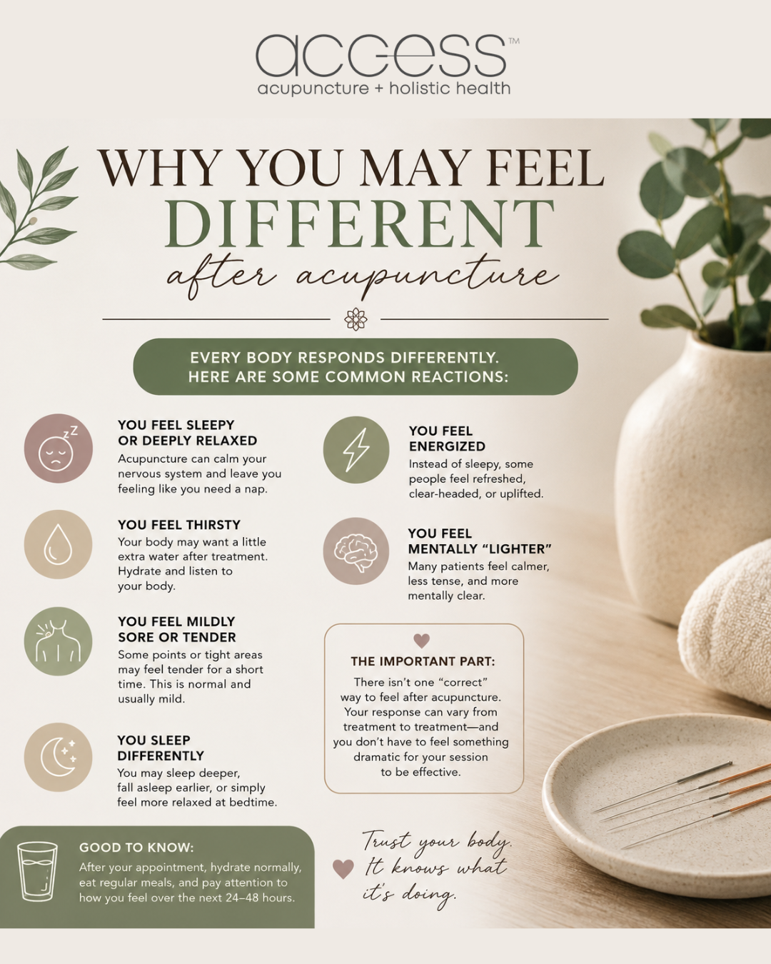 Why you may feel different after acupuncture?