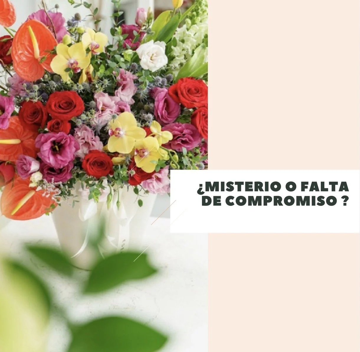 ¿Misterio o falta de compromiso?