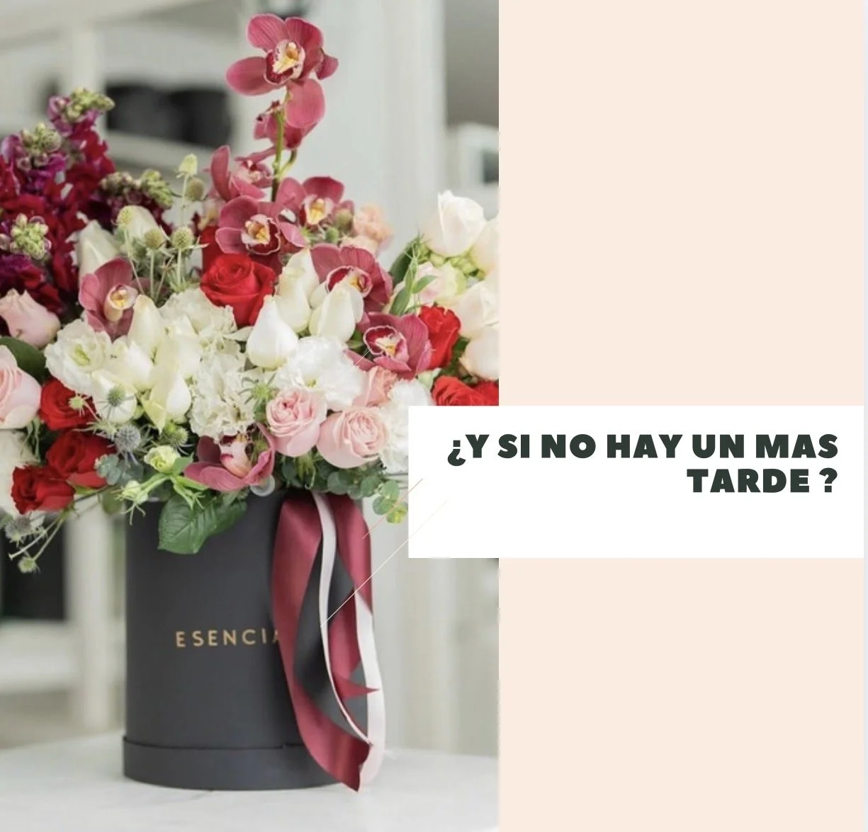 ¿Y si no hay un mas tarde?