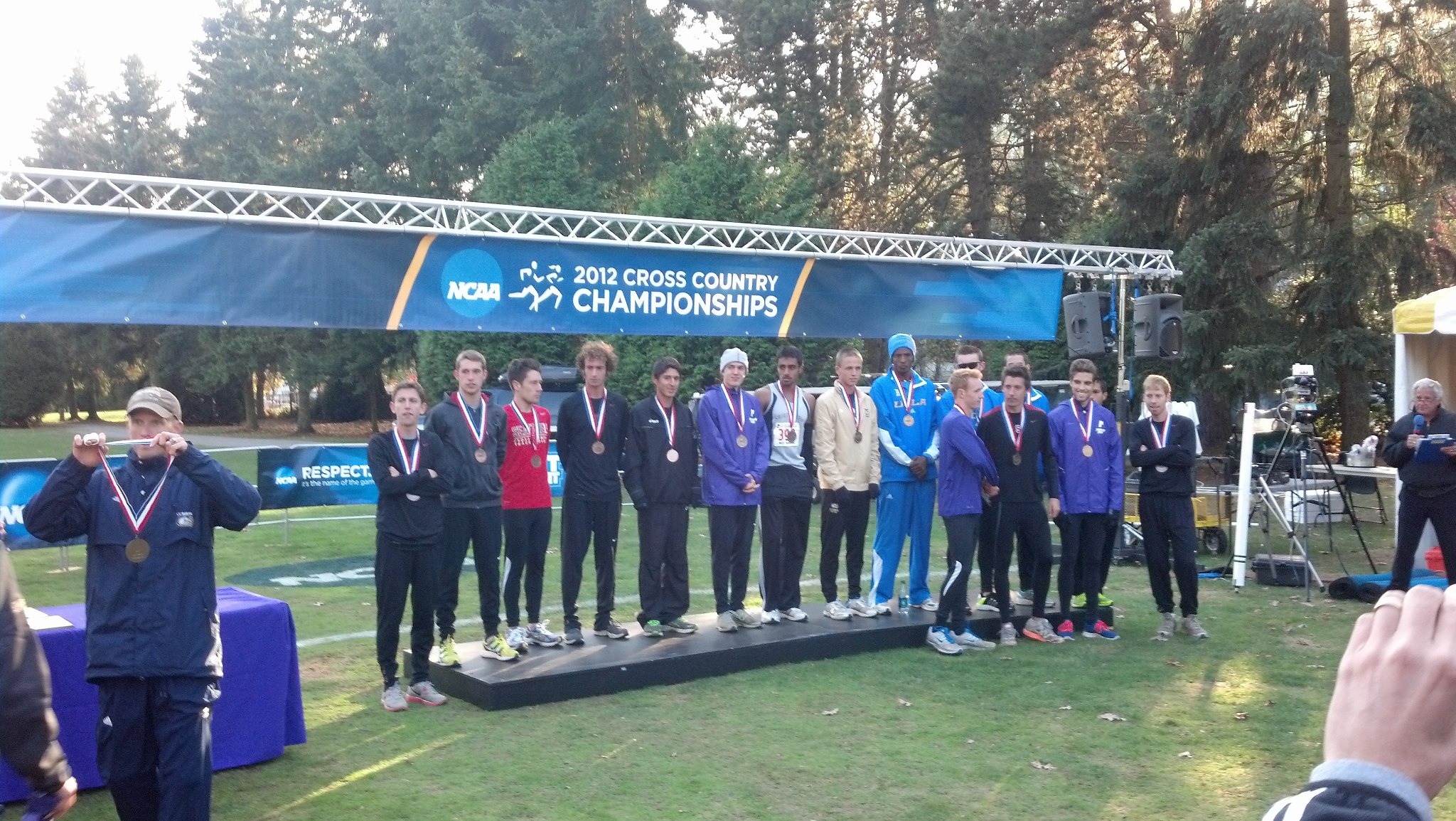 15th Place at 2012 NCAA DI XC West Regionals