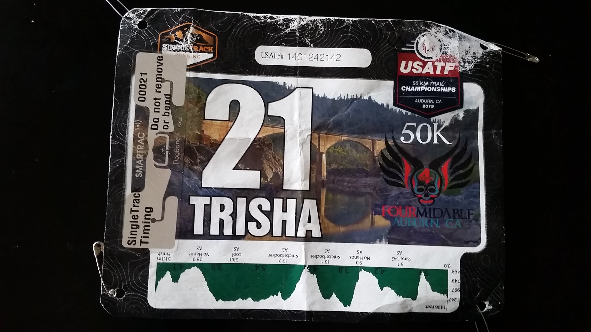Sweet race bib