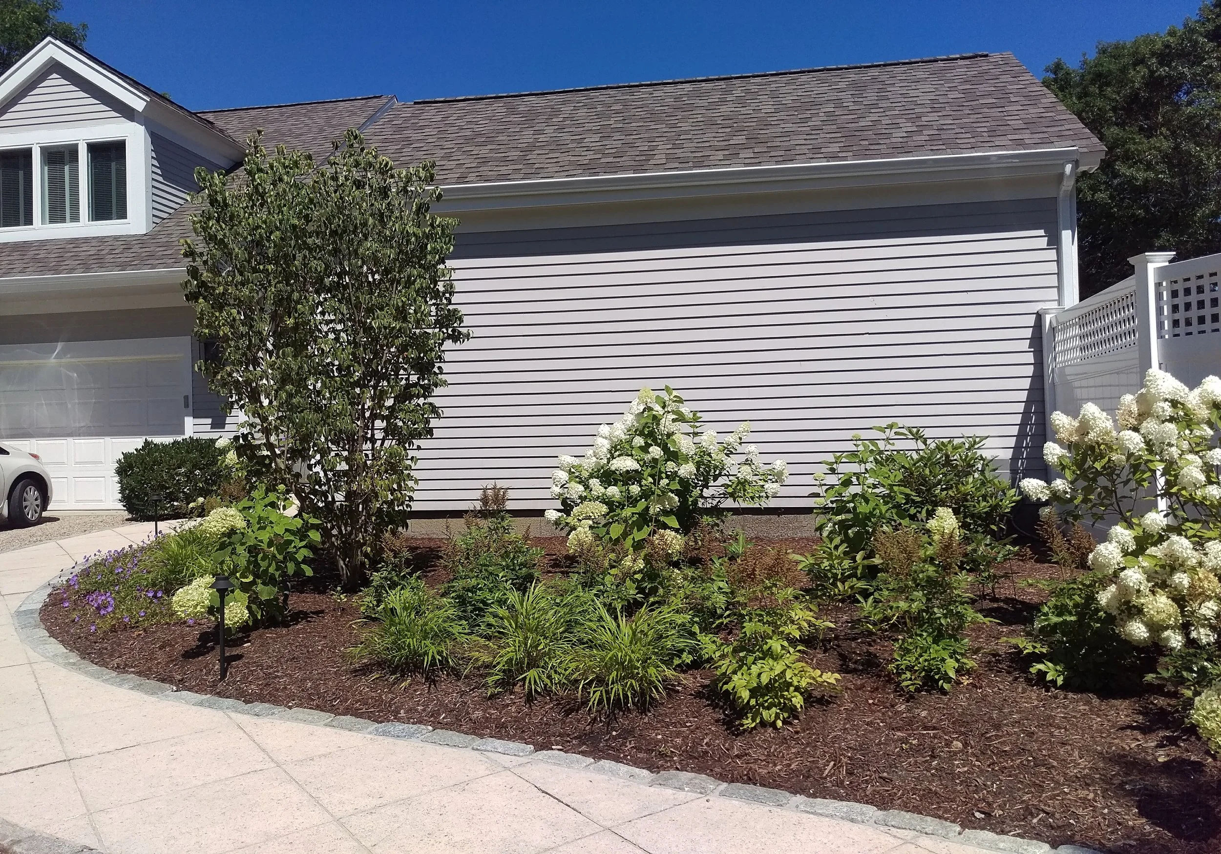 Willowbend Entry Garden (Before)