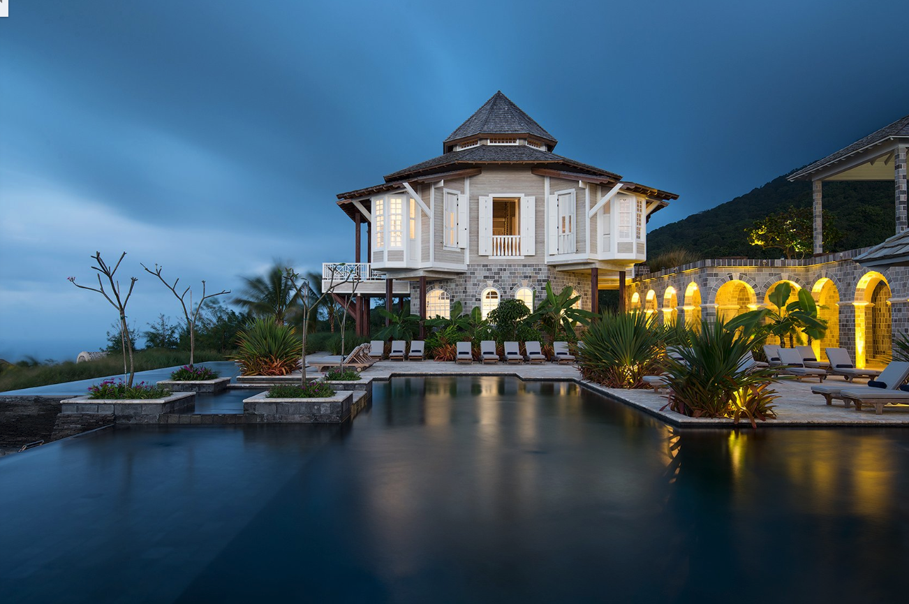 Kittitian Hill Terrace pool at night.png