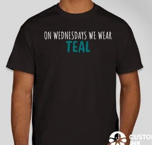 On Wednesday  we Wear Teal