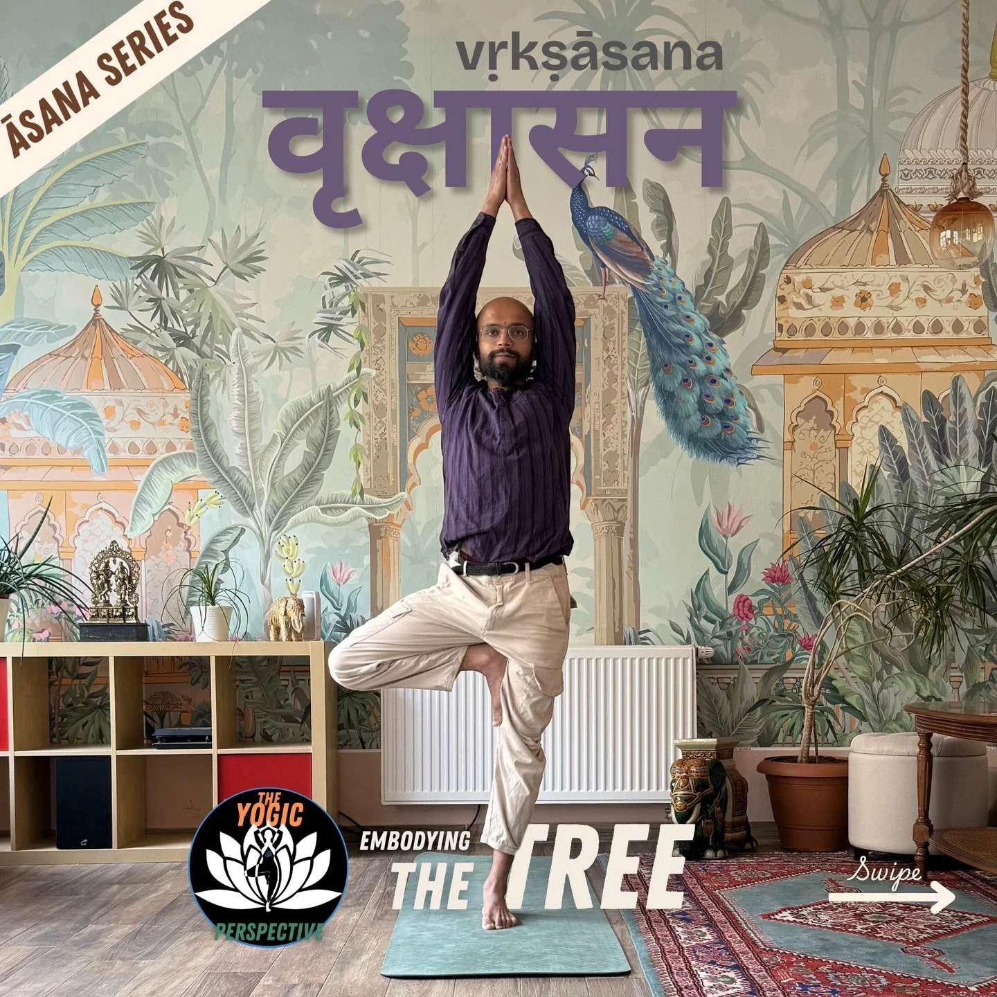 Āsana Series begins... Just like the New Year! 

Āsanas, not as shapes to perfect,
but as ways to experience the body, breath, mind and the Universe together.

In Haṭha Yoga, 
each āsana is not merely a position &mdash; 
it is a sthiti (स्थिति &mdash