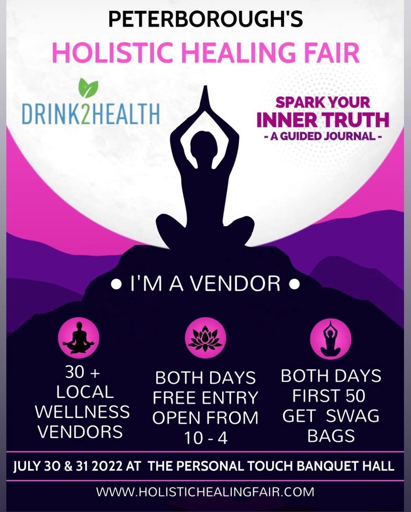 Peterborough! I am so excited to be a vendor at my first wellness fair! Happening next weekend July 30 &amp; 31 Personal Touch Banquet Hall 1135 Lansdowne Street West. I will be offering mini massages and reflexology, as well as reflexology demonstra