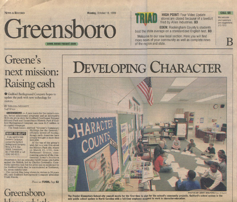Greensboro News Record October 18 1999 Zack Hample