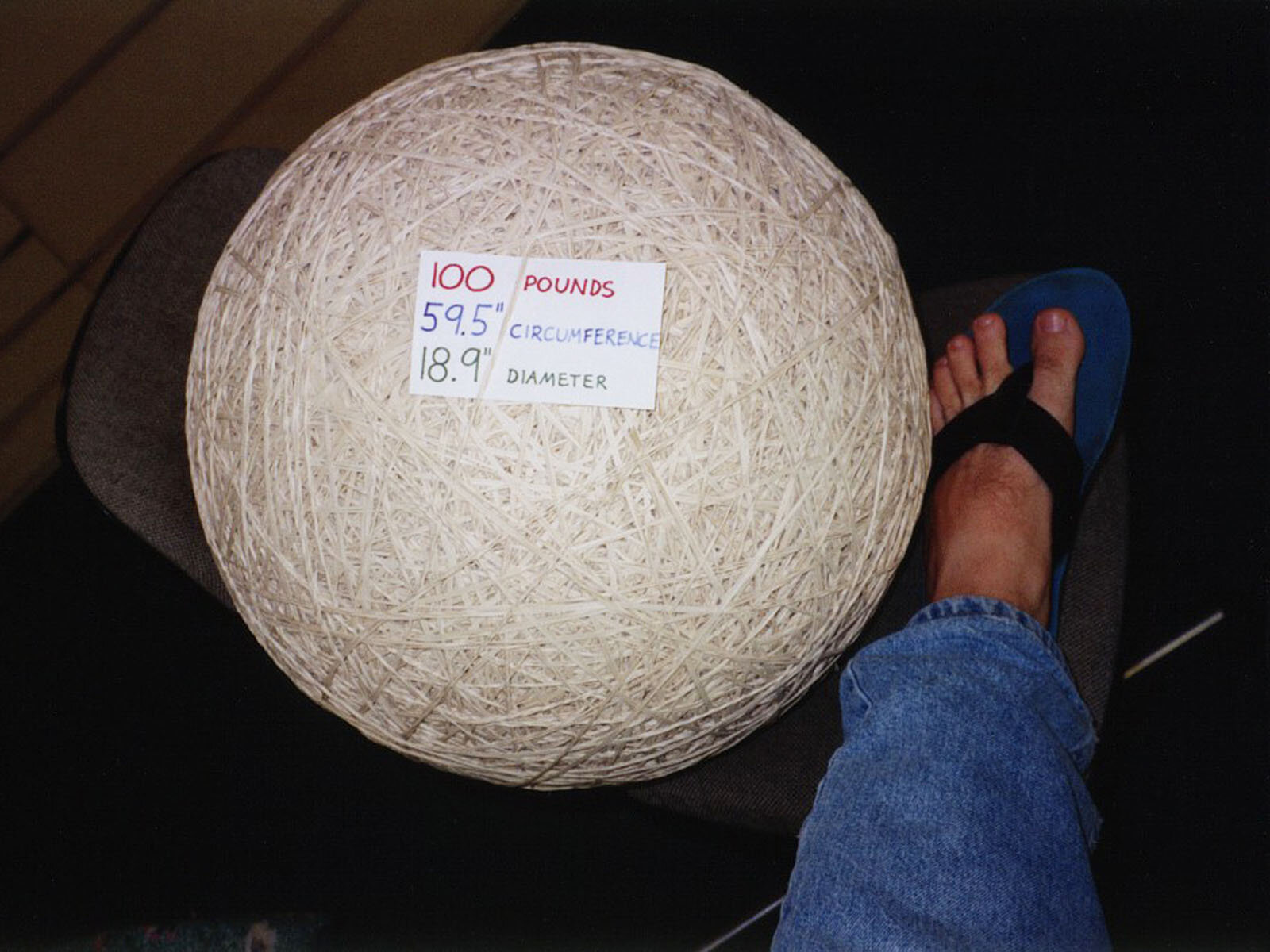 Put Your Name Or Image On A Huge 100 Lb Rubber Band Ball