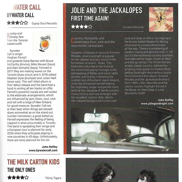 Wow wow wow! Thank you Maverick Magazine for the glowing review of our debut release, &ldquo;First Time Again!&rdquo; We are honored to be included amongst other great albums too from @themilkcartonkids &amp; @bywatercall - what a treat!