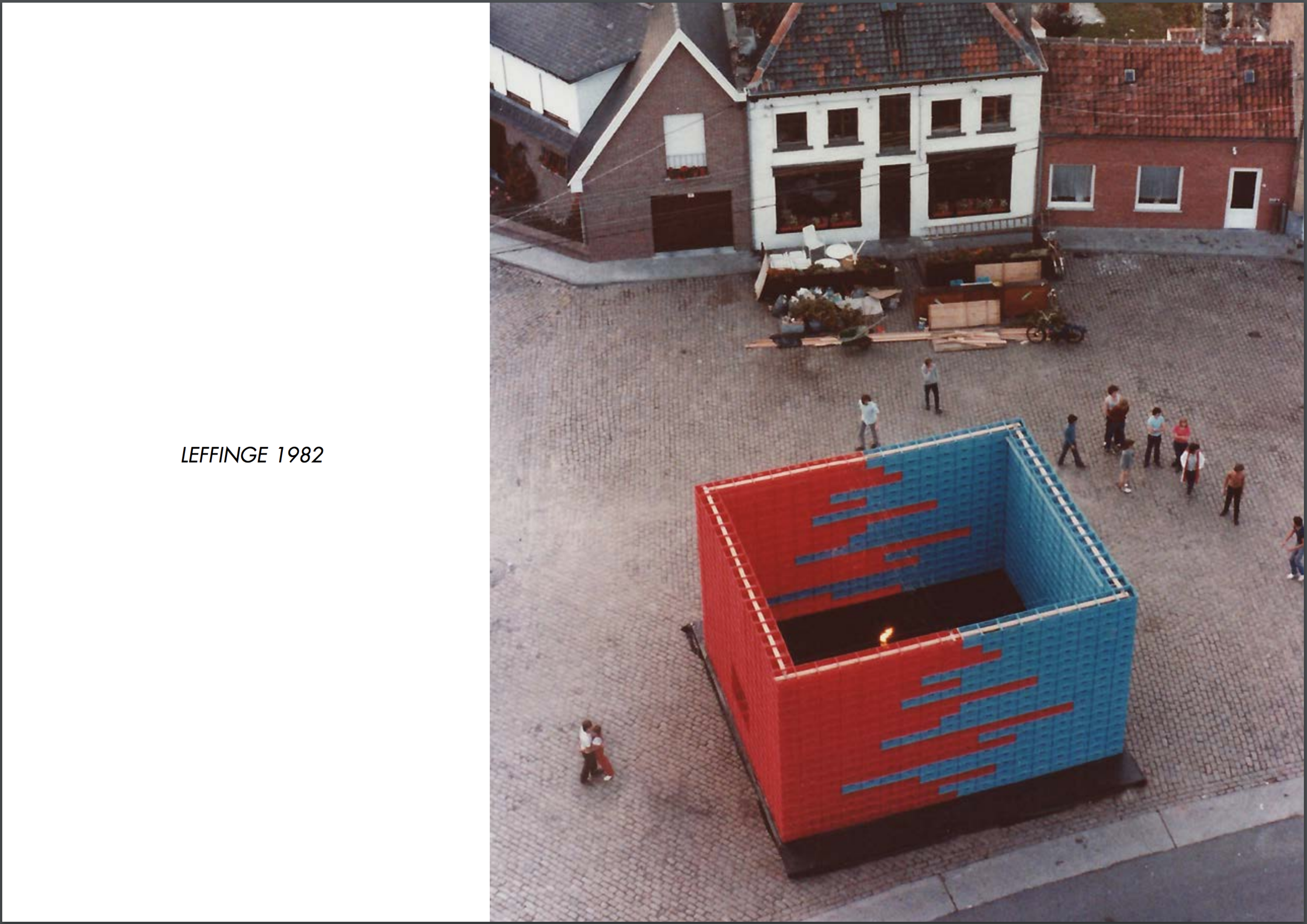 Preview dubbele pagina uit de Black Meets White publicatie van 80 pagina’s.