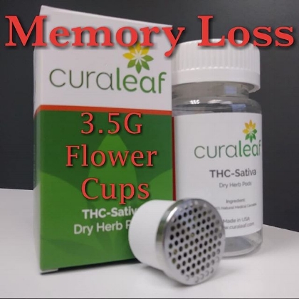 memory loss flower cups by curaleaf
