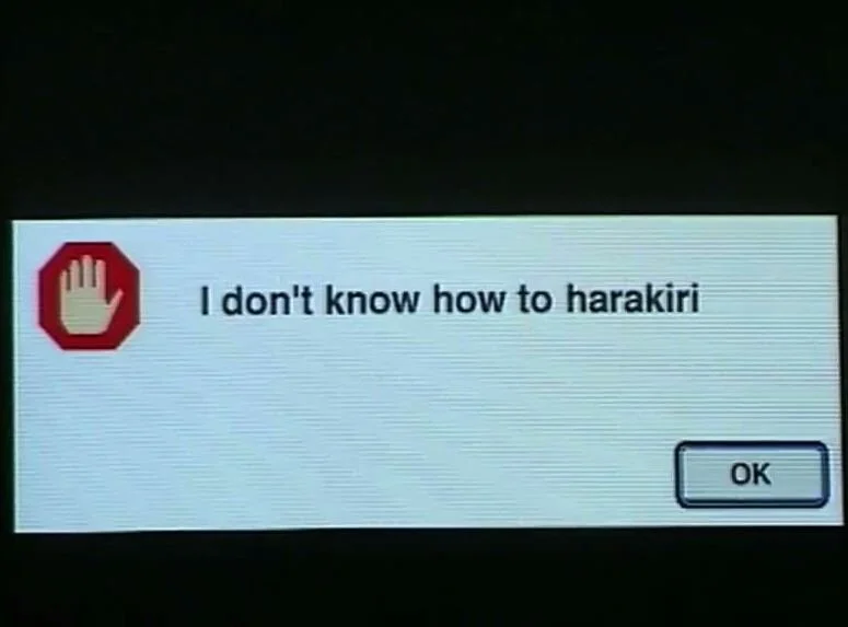 EL VIDEO COMO HARAKIRI