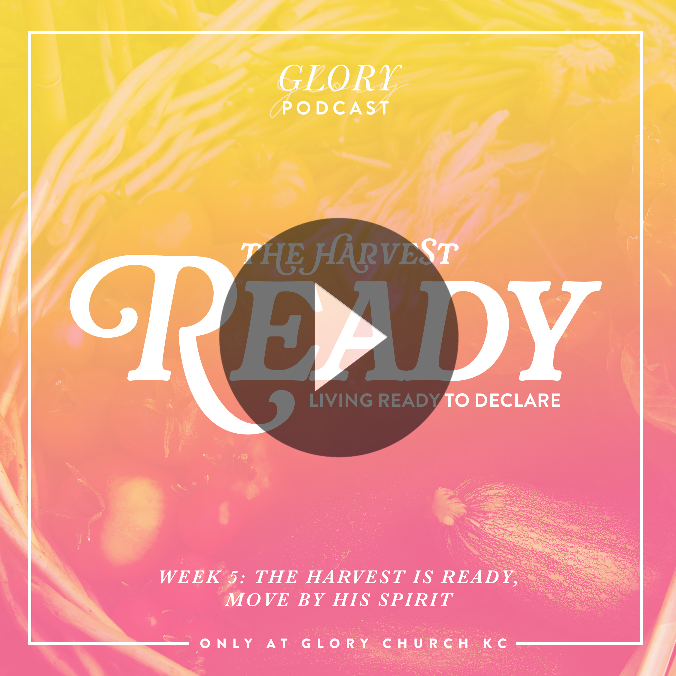 The Harvest is Ready: Move by His Spirit