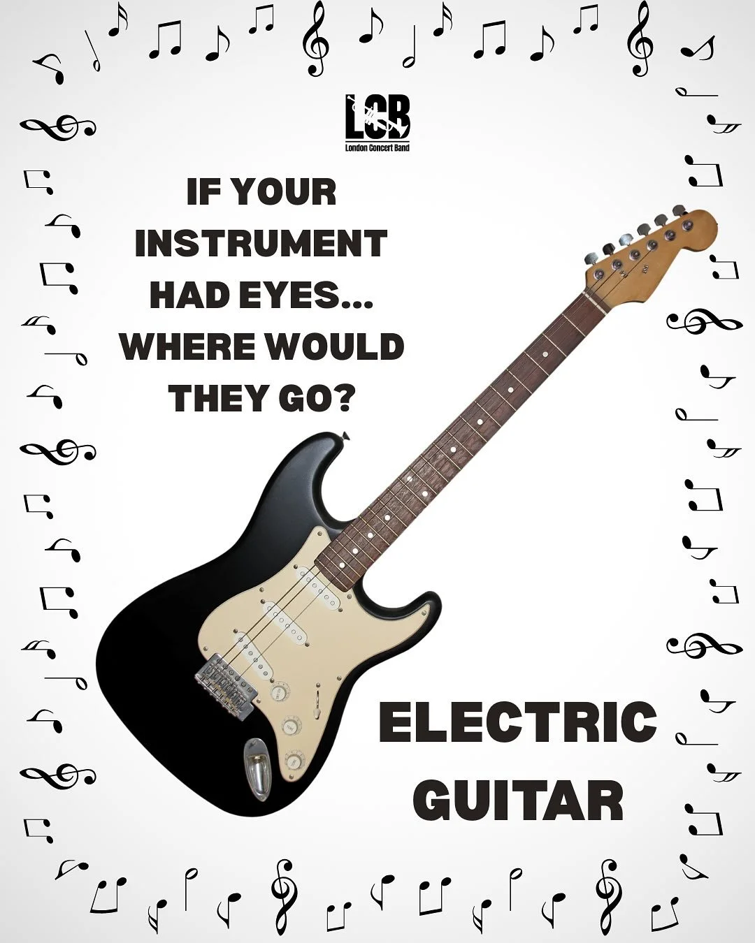 It&rsquo;s Friday afternoon! And we&rsquo;re wondering...

If a guitar had eyes... where would they go? 🎸👀

Cast your vote!