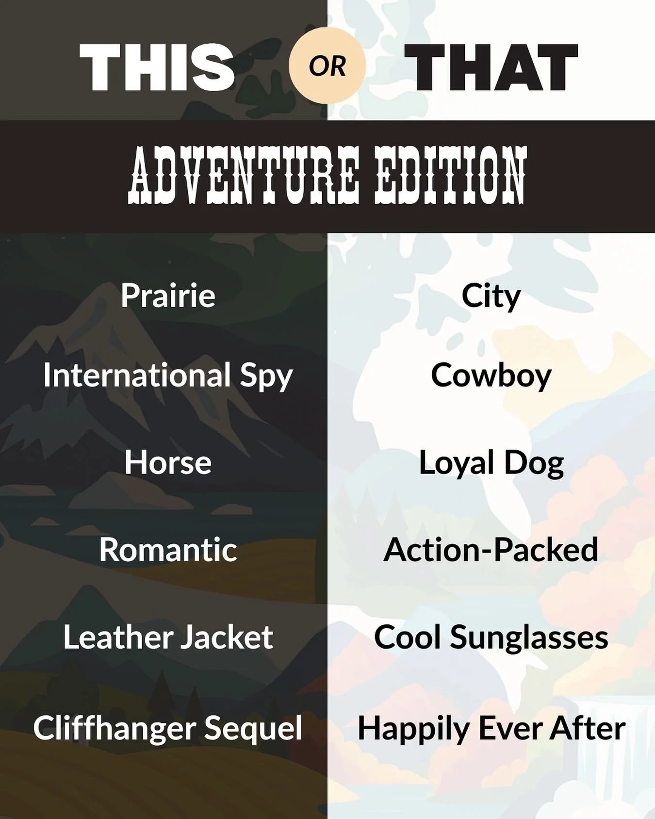 🎬 What&rsquo;s your kind of adventure? 
From westerns to romances, Jeff Smallman&rsquo;s The Spirit of Adventure has it all &mdash; and so do you! 

What are your picks? Share your story and tag us so we can see your adventure unfold.

🎶 Hear it li