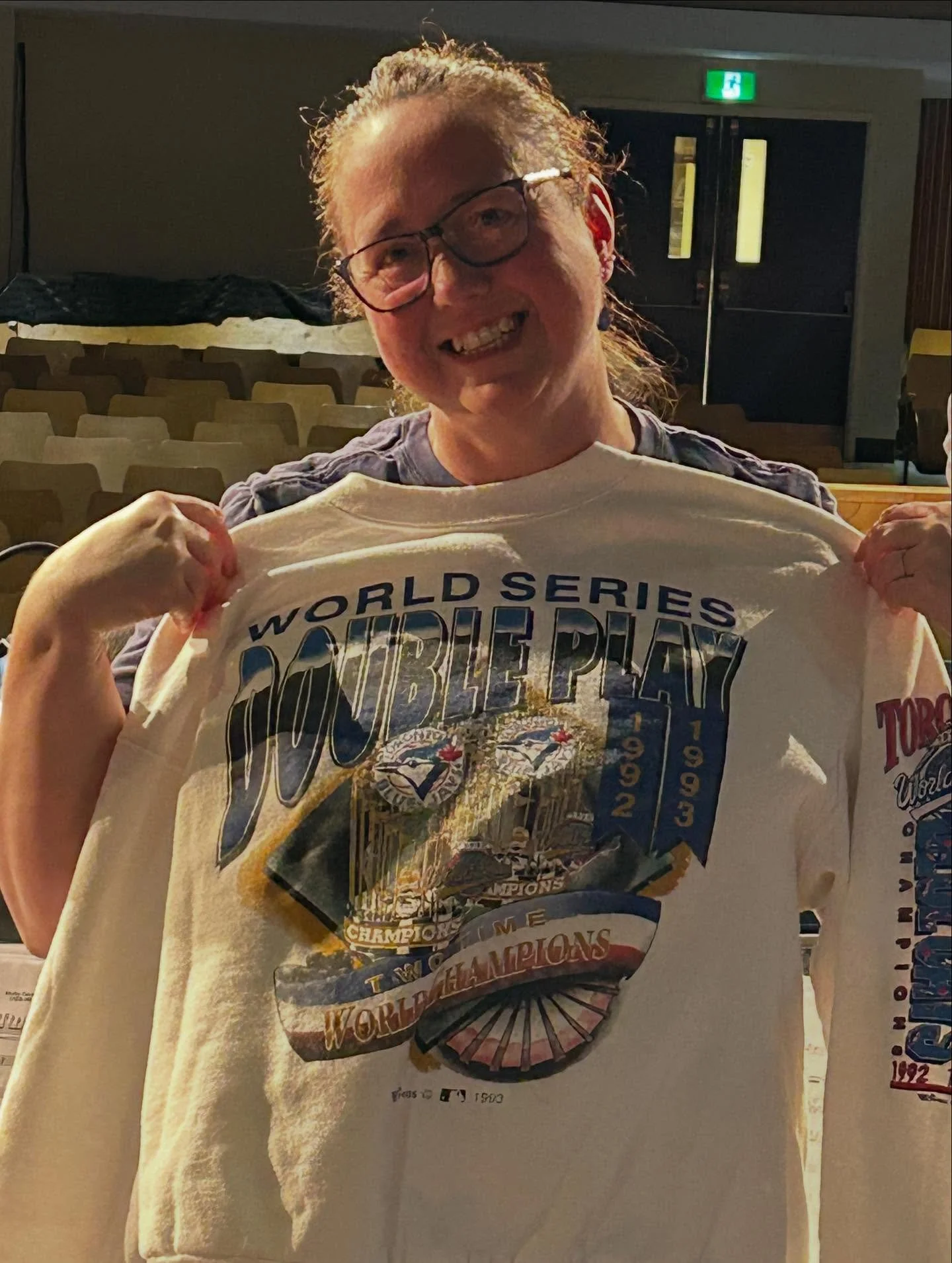 Showing our pride and excitement at rehearsal last night. Cheering on our Blue Jays as they head to the World Series! 💙⚾️

#gojaysgo