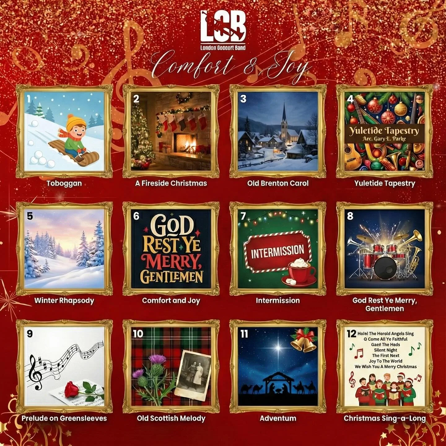 Here&rsquo;s a sneak peek at our program for our concert on Sunday!! 

Will we see you there?

🗓️ December 14 at 2pm
📍 AB Lucas