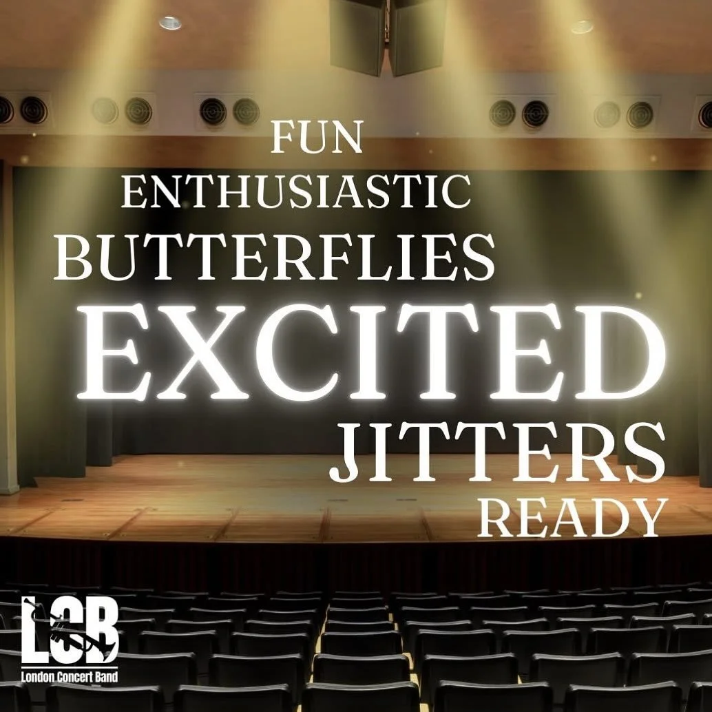 We asked band members to describe the feeling they get right before a performance in one word.

The most common feeling is excitement!

We are so ✨excited✨ to perform Comfort &amp; Joy for you tomorrow!

&mdash;
🗓️ December 14 at 2pm
📍 A.B. Lucas