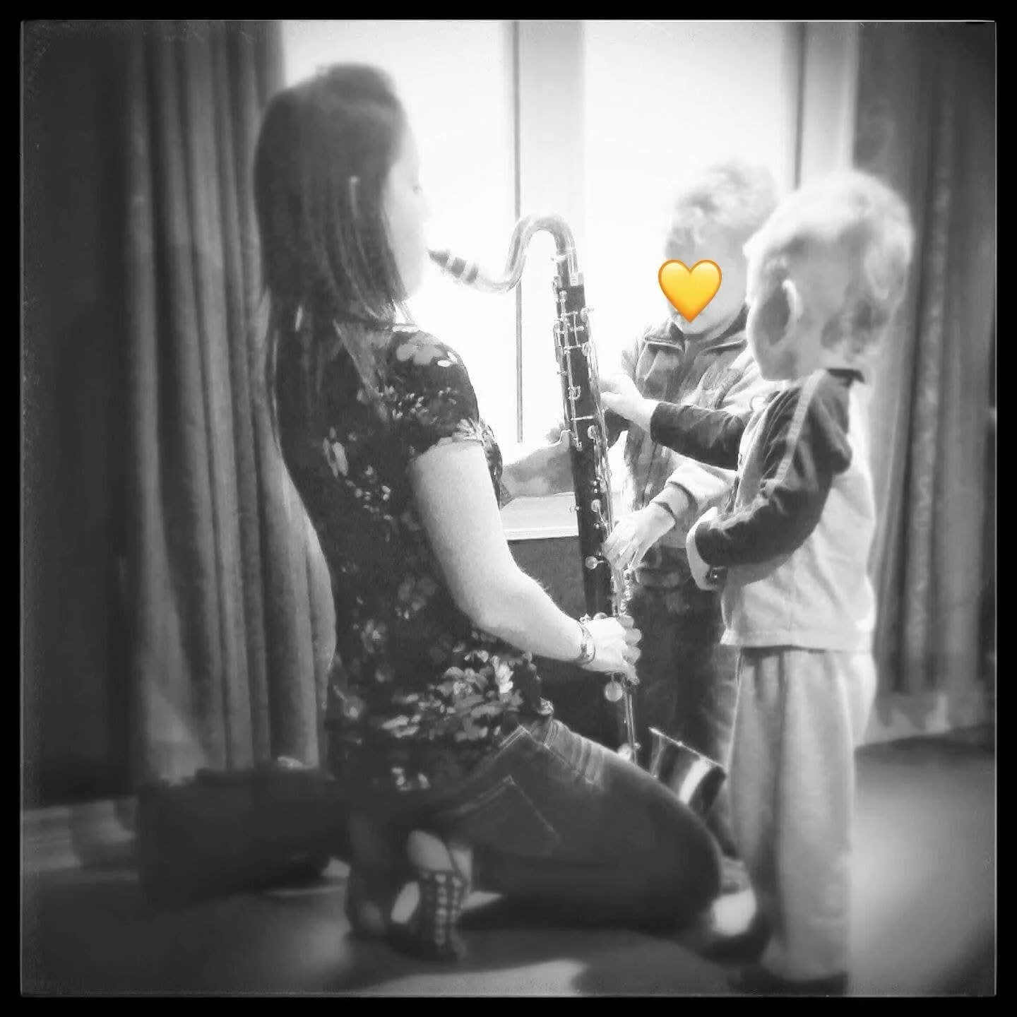 When you&rsquo;re just baaarely taller than mom&rsquo;s bass clarinet.

We love that our members make music a family affair. Thanks for the picture, Laura!