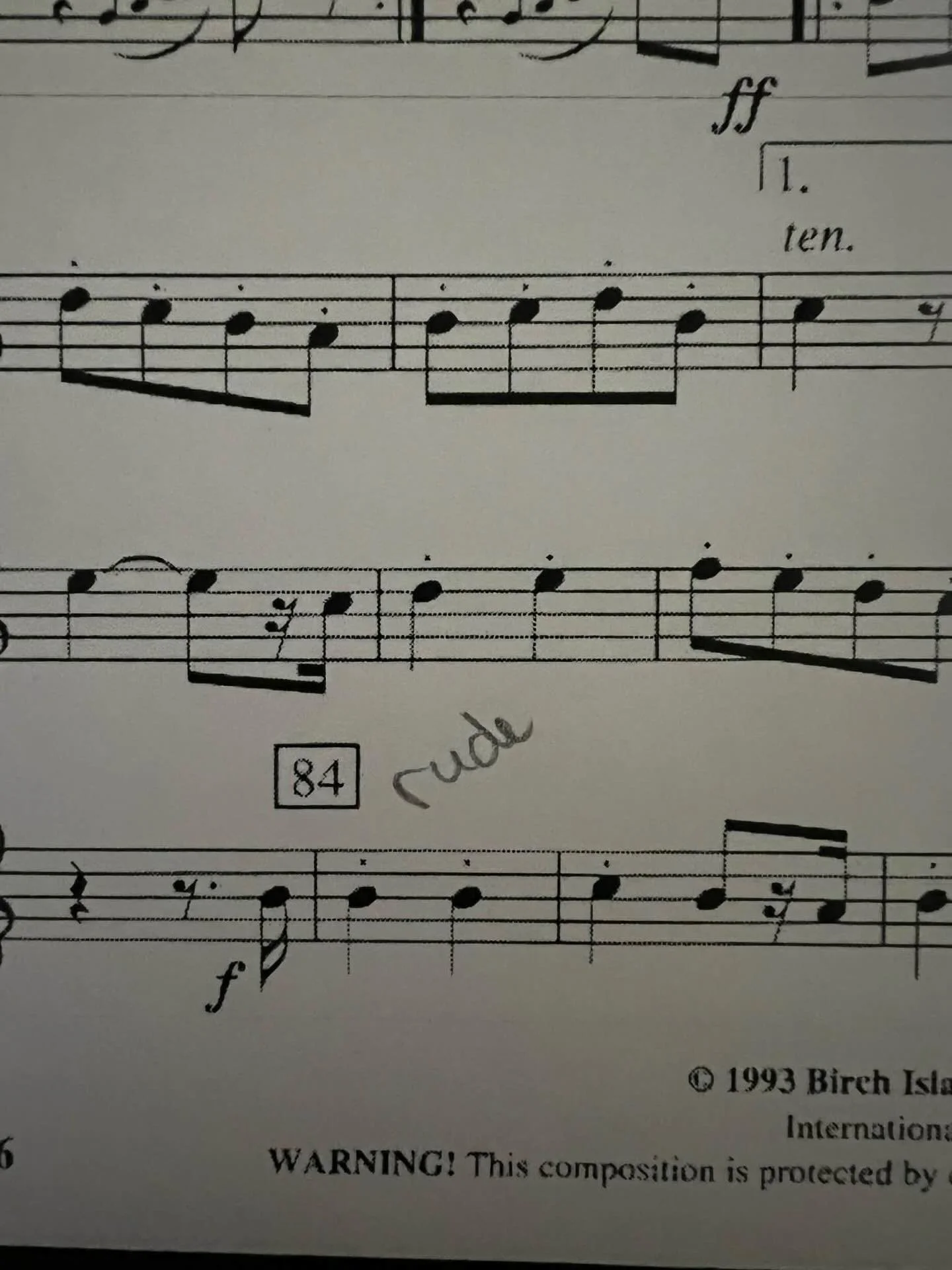 Making music is about more than just playing the right notes.
 Sometimes it&rsquo;s about reminding yourself what those notes are supposed to feel like.

We flipped through some of our members&rsquo; music and found all sorts of little messages scrib