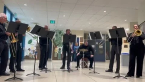 At our last concert, the trombone section and lead percussionist performed Carry On My Wayward Son while the audience grabbed snacks and stretched their legs during the intermission.

Now it&rsquo;s your turn to press play and enjoy it from home. Sna