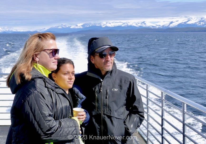 Crossing Icy Strait on the way to Hoonah 