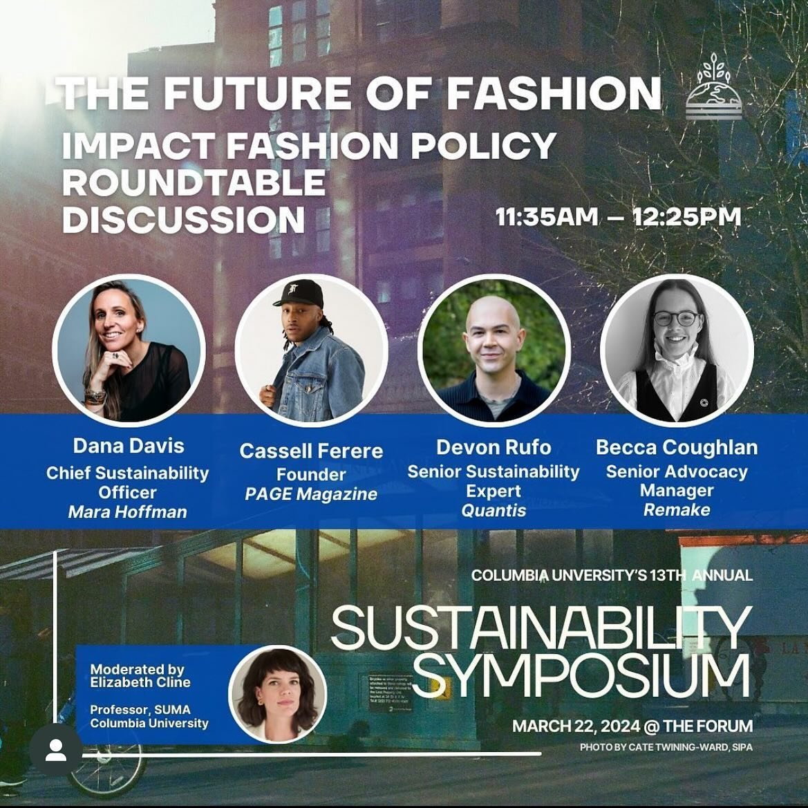 FRIDAY! For those paying attention to #sustainablefashion, you&rsquo;ve noticed the flurry of #policy initiatives propelled by this industry. They include proposed garment worker laws like the #FABRICAct, New York&rsquo;s climate and due diligence bi