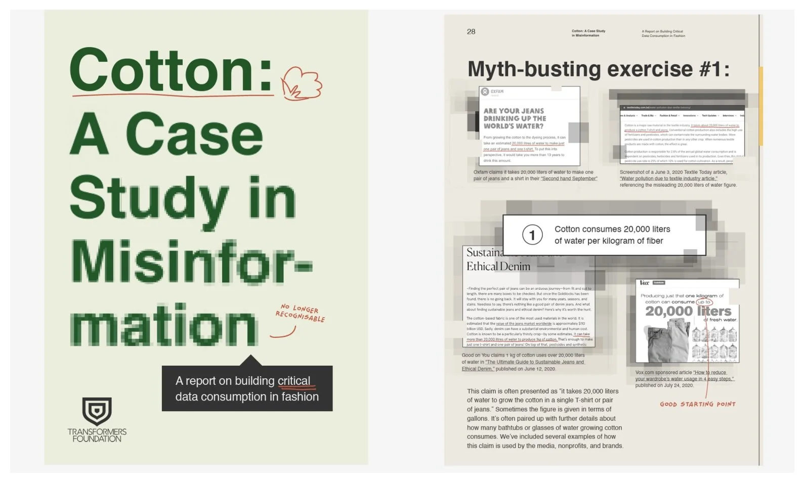 Cotton: A Case Study in Misinformation (2021 | Transformers Foundation) - Author / Researcher